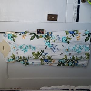 New La Cabana Hawaiian desugn sleeveless dress